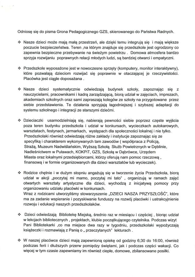 Pismo Dyrektora Przedszkola 02