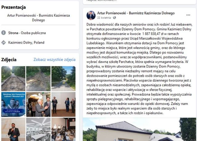 screen burmistrz dom pomocy parchatka 1