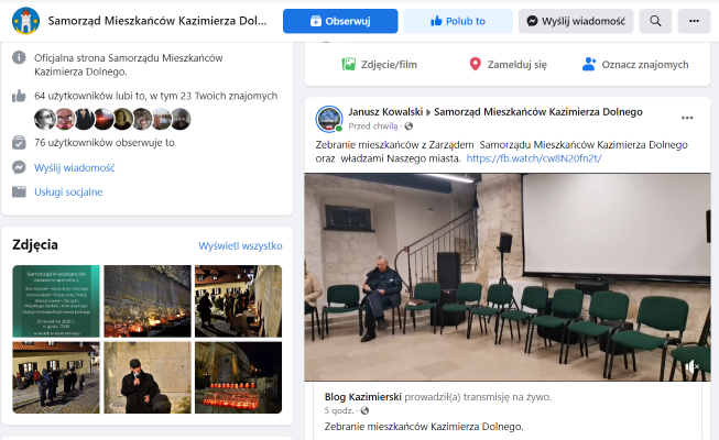 zebranie samorzadu Mieskzaców