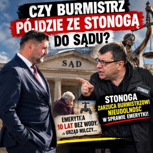 Czy burmistrz Pomianowski p&oacute;jdzie do sądu ze Stonogą