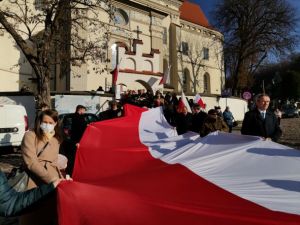 Chcemy jedności... ! Obchody Narodowego Święta 11 listopada, Kazimierz Dolny 2021 r