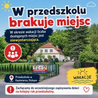 W kazimierskim przedszkolu brakuje miejsc...