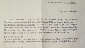 Pan Grzegorz Dunia - były burmistrz