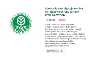 Po 40 latach "Parki Kazimierskie" napiszą co ma być chronione...