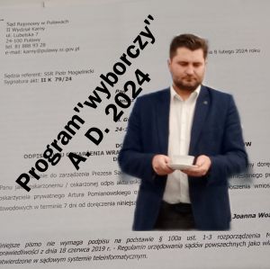 Program &quot;Wyborczy&quot; A. Pomianowskiego. komentarz 17 lutego 2024 r.