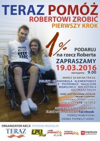 Pom&oacute;ż Robertowi zrobić pierwszy krok.