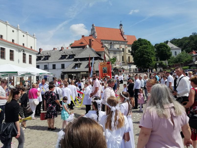 Uroczystości Bożego Ciała w Kazimierzu Dolnym, 16 czerwca 2022 r.