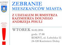 Zebranie mieszkańc&oacute;w - zapraszamy !