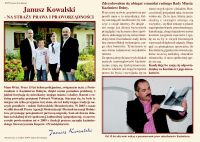 Janusz Kowalski  - Na straży prawa i praworządności